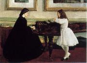 James Mcneill Whistler At the Piano Germany oil painting artist